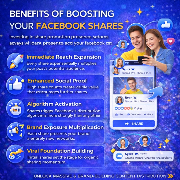 Benefits of Boosting Your Facebook Shares