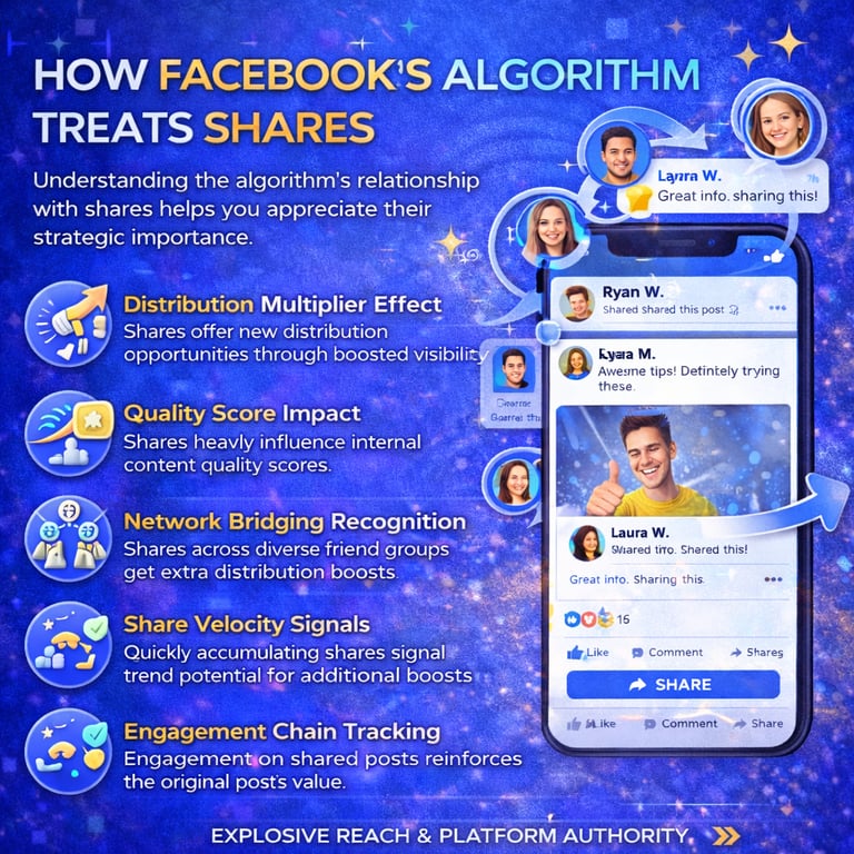 How Facebook's Algorithm Treats Shares